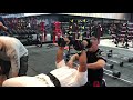 Chest triple-drop superset with Lu Chen Hui.