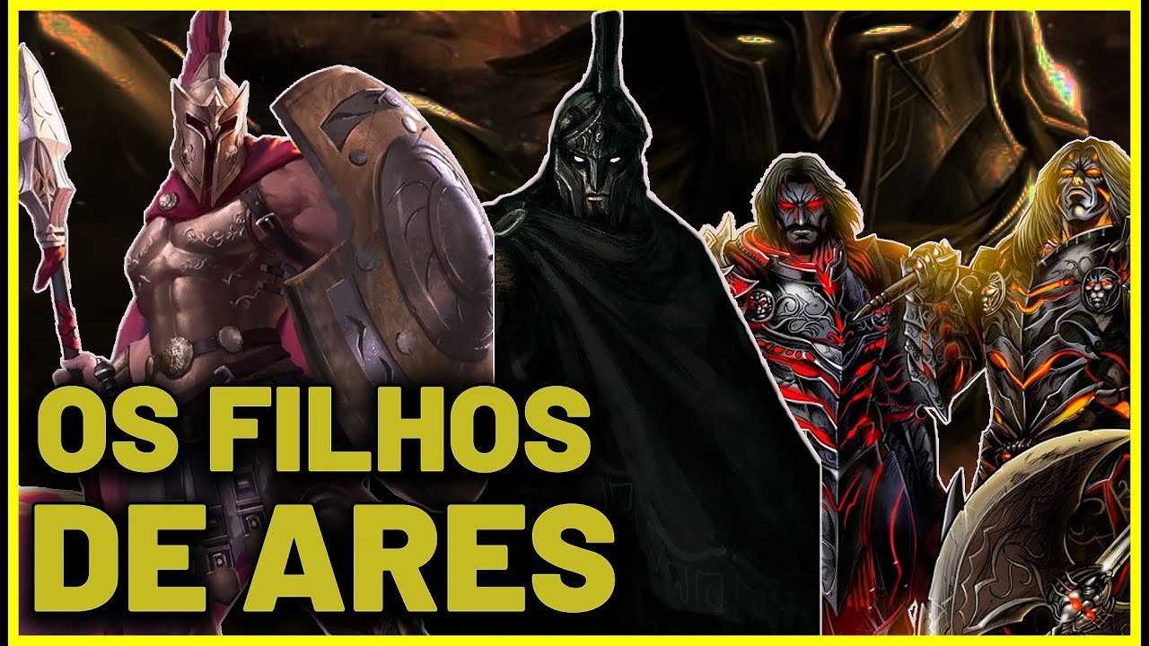 OS FILHOS DE ARES - MITOLOGIA GREGA