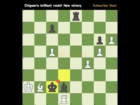 Chigaev's brilliant rook!! New victory #rooksacrifice #chesschallenge #tacticstime