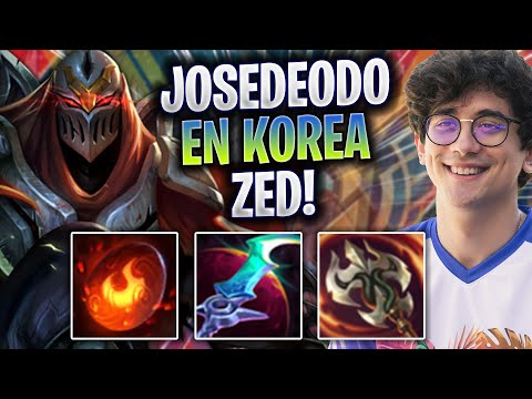 JOSEDEODO STOMP CON ZED EN KOREA! - EST Josedeodo Juega Zed Jungla vs Nidalee! | Preseason 2023