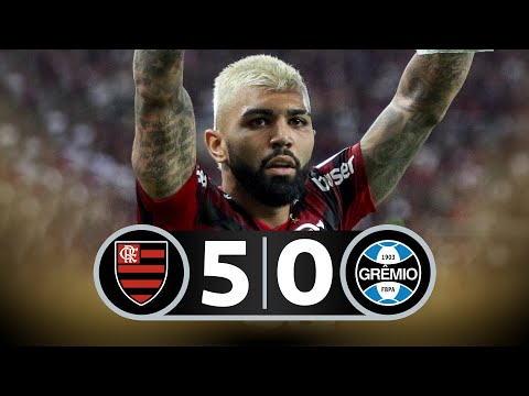FLAMENGO 5 X 0 GRÊMIO 🏆Libertadores Cup 2019🎙️Galvão Bueno ⚽ highlights