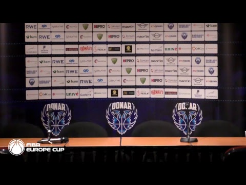 Persconferentie  Donar vs Filou Oostende  -  050319