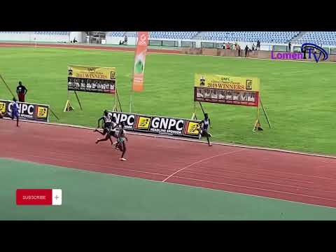 U15 girls 100m. Heat 3. Ghana fastest human finals. Cape Coast2023.