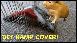 DIY ramp cover for Midwest guinea pig cage