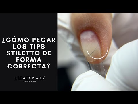 ¿Cómo pegar los Tips Stiletto correctamente en tus uñas?  | LEGACY NAILS