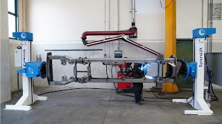 Head and Tailstock Positioner, Sideros Engineering, SLC 20, 2.000 kg (4,400 lbs) Load Capacity