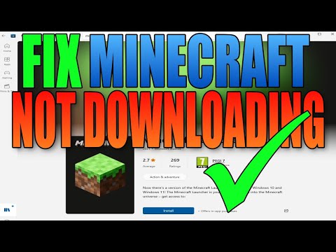 FIX Minecraft Launcher Not Downloading/Installing On Microsoft Store (2023)