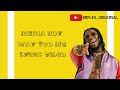 Burna Boy - Way Too Big Lyrics Video