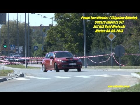 Paweł Łuczkiewicz / Zbigniew Obłudek - Subaru Impreza STi - XIII KJS Rajd Mielecki 08-09-2013 Mielec