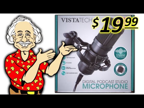 USB Microphone from Ollie's! Deal or Dud? VistaTech Digital Podcast Studio Mic