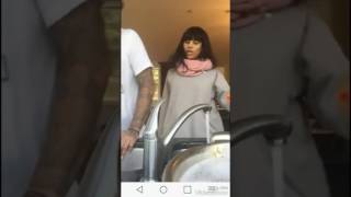 Rapper Joe Budden and girlfriend Cyn Santana from Love & Hip Hop New York
