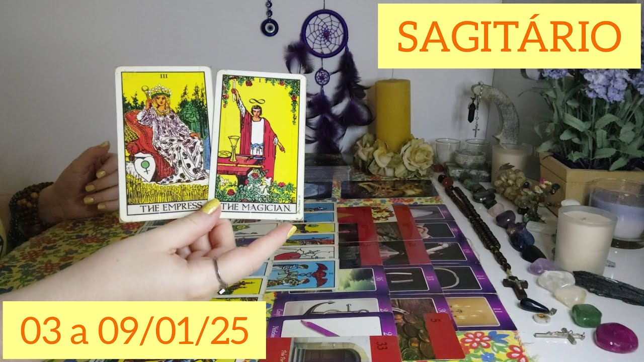 ♐ SAGITÁRIO ⦁ 03 a 09/01/25 ⦁ 🤹‍♀️🧚‍♀️ É SOBRE FAZER MÁGICA COM O QUE SE TEM NAS MÃOS.