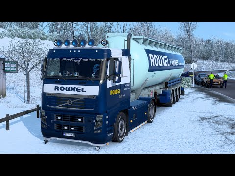 Euro Truck Simulator 2 Volvo FH16 2009 1.46 / Pro Mods 2.63 / Limoges / Narbonne
