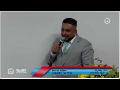 COM A PALAVRA VEREADOR PRESIDENTE EDUARDO NA SESSÃO SOLENE 60 ANOS