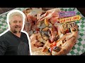 Guy Tries Saucee Sicilian Trapani Pizza Diners Drive Ins And Dives With Guy Fieri Food Network