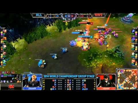 Alliance Firstblood Bait (Countergank) - ALL vs NWS (S4 Worlds)