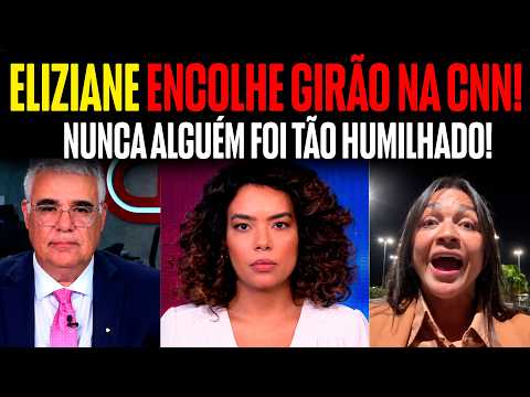 ELIZIANE ENCOLHEU GIRÃO NA CNN: VOMITOU BOBAGENS SOBRE LULA FOI ESFOLADO E TEVE SAIR ARRASTADO!