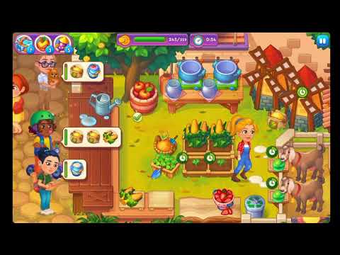Cooking Farm - Hay & Cook Game - Level 218 🍎🌻🫐 - Super Hard - No Boosters - FULL STORY - CaroGamesNL