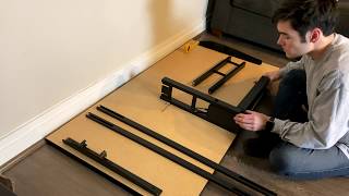 Jarvis Standing Desk by Fully and IKEA Table Top (Linnmon) | YouTube Editor Setup | Office Tour