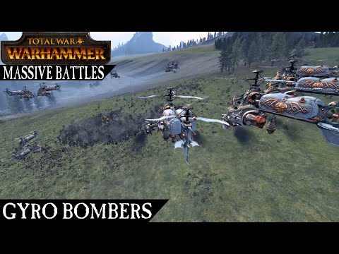 40 Gyro Bombers! End of the Goblin Menace - Massive Battles - Total War: Warhammer