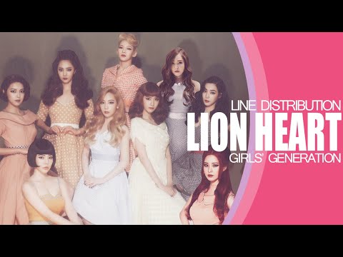 HOW WOULD GIRLS' GENERATION (OT9) SING LION HEART (LINE DISTRIBUTION)