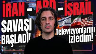 İRAN - İSRAİL - ABD ARASINDA SAVAŞ BAŞLADI!🔥 | Savaşı, Ülke Televizyonlarından Takip Ettim! 📺