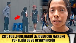 Esto fue lo que habló la joven con Farruko Pop el día de su desaparición