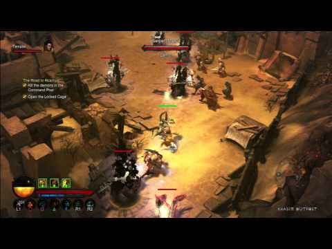 Diablo III playing Barbarian (PS3) Inferno (Hard difficulty) part 42