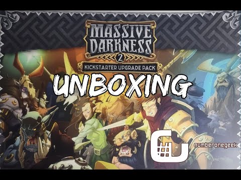 Unboxing Massive Darkness 2 Kickstarter Upgrade Pack