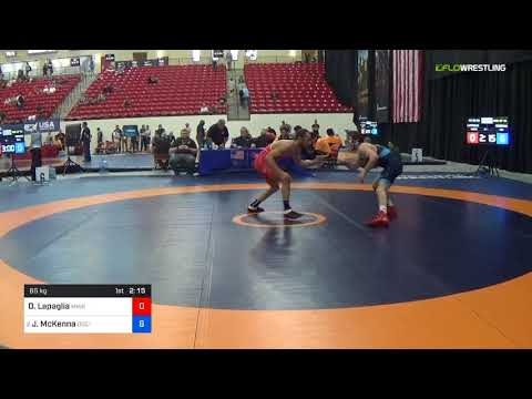 2018 Marine Corps US Open/Senior Men's Freestyle 65 Rnd Of 32 - Darick Lapaglia (MWRTC) Vs. Joseph