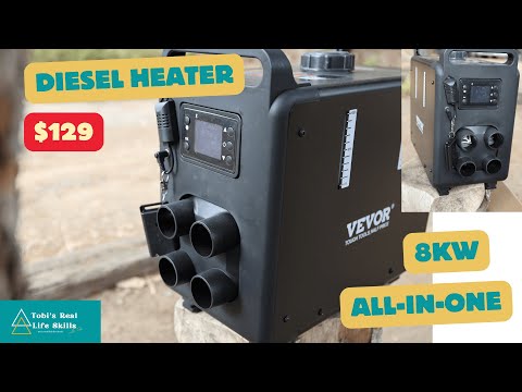 8KW Vevor Diesel Heater Test Off-Grid Winter Heating Made Easy