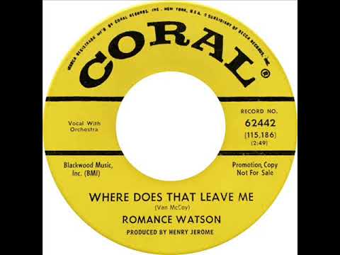 Romance Watson - Where Does That Leave Me