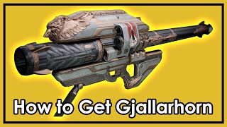 Destiny Rise of Iron: How to Get Gjallarhorn (Meda