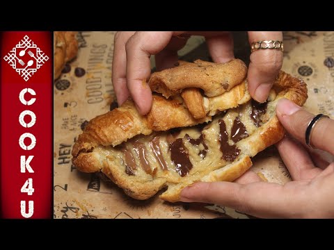 Trying the Viral Cookie Croissant Recipe | Viral Le Crookie from Paris