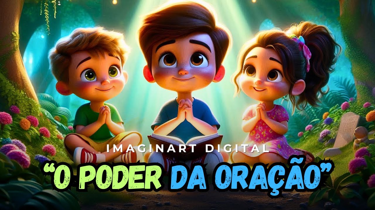 As Aventuras de Lucas e o Livro Mágico | Ensinamento sobre Oração para crianças 🙏💖