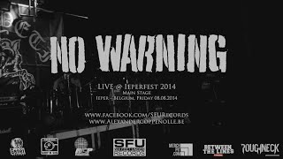 No Warning Live @ Ieperfest 2014 (HD)
