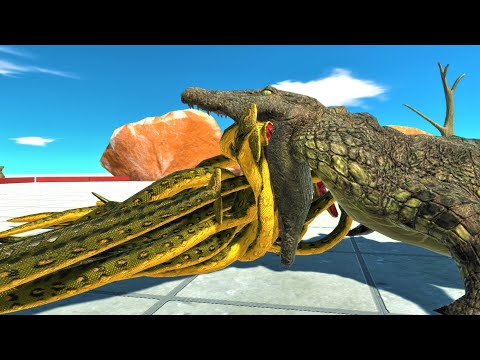 20 weakest vs 1 strongest unit faction - animal revolt battle simulator