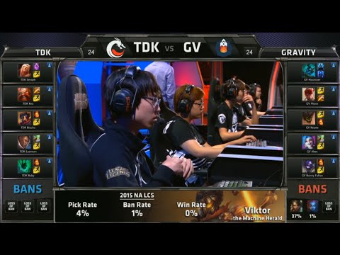 TDK vs GV Game 1 Highlights (NA LCS Summer 2015)