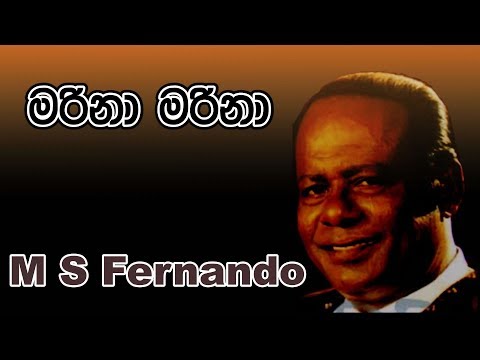 Marina Marina Lyrics | M S Fernando | මරිනා මරිනා