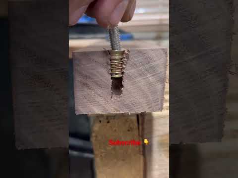 How threaded insert works. #shorts