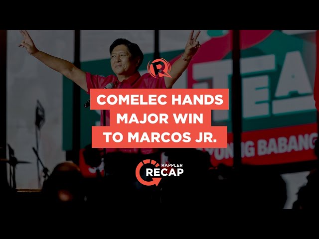 ‘Setback for democracy’: Petitioners lament Comelec’s dismissal of Marcos DQ case