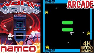 Warp & Warp Arcade  ( Namco 1981 ) 4k Gameplay