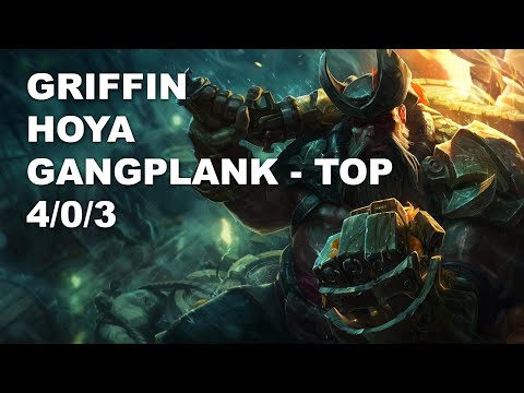 Griffin Hoya Top Gangplank vs Shen - KR Challenger Rank Game