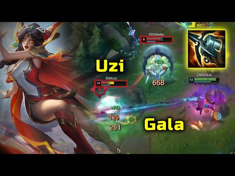 Gala Xayah : STORMING LPL Destroy Uzi