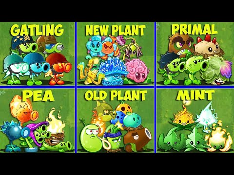 Random 6 Team Plants Vs 6 Team Zombies - who Will Win? - Pvz 2