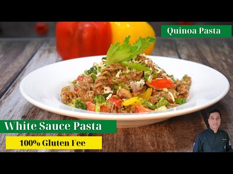 Healthy White Sauce Pasta Without Maida | Quinoa Recipes for weight loss | Chef Sahajan