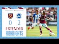 Extended Highlights | West Ham 0-2 Brighton | Premier League