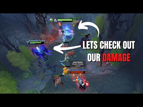 Insane damage combo with Drow Ranger and Vengeful Spirit ft. Dendi, Pikachu, j4