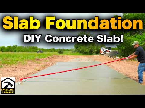 How To Build a Monolithic Slab Foundation – DIY Start to Finish (No Crew, Minimal Tools!)