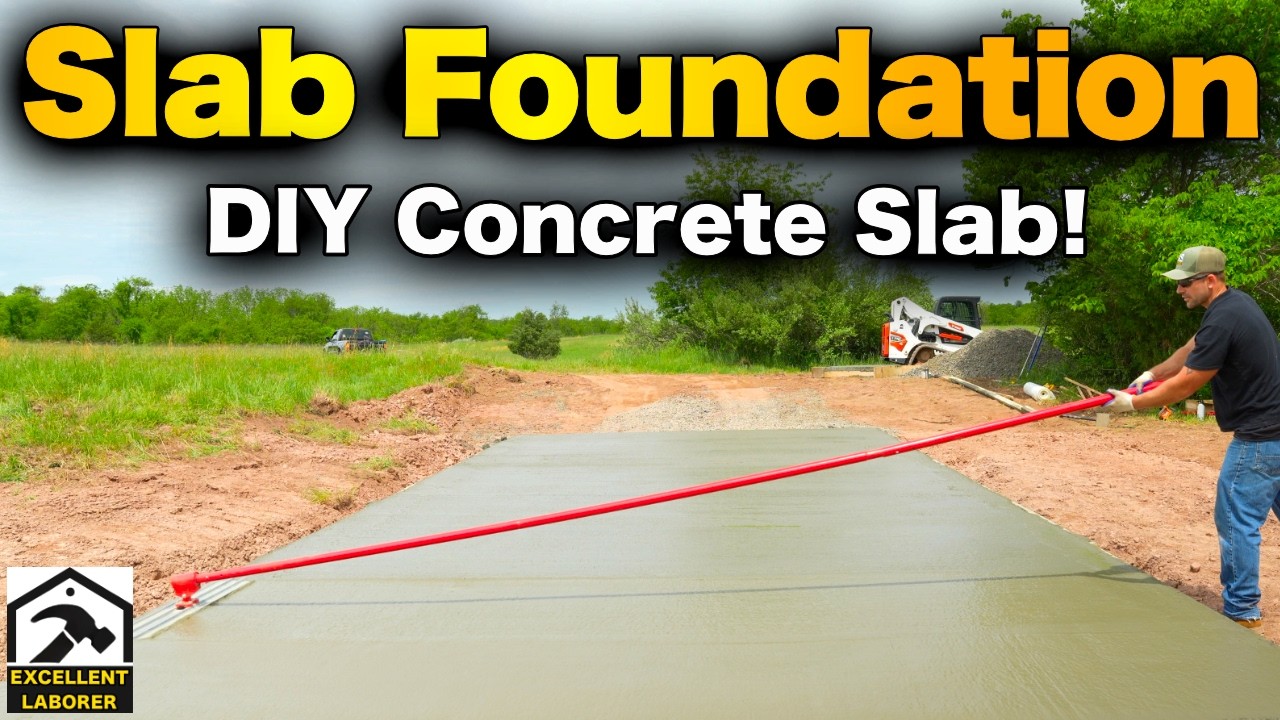 How To Build a Monolithic Slab Foundation – DIY Start to Finish (No Crew, Minimal Tools!)